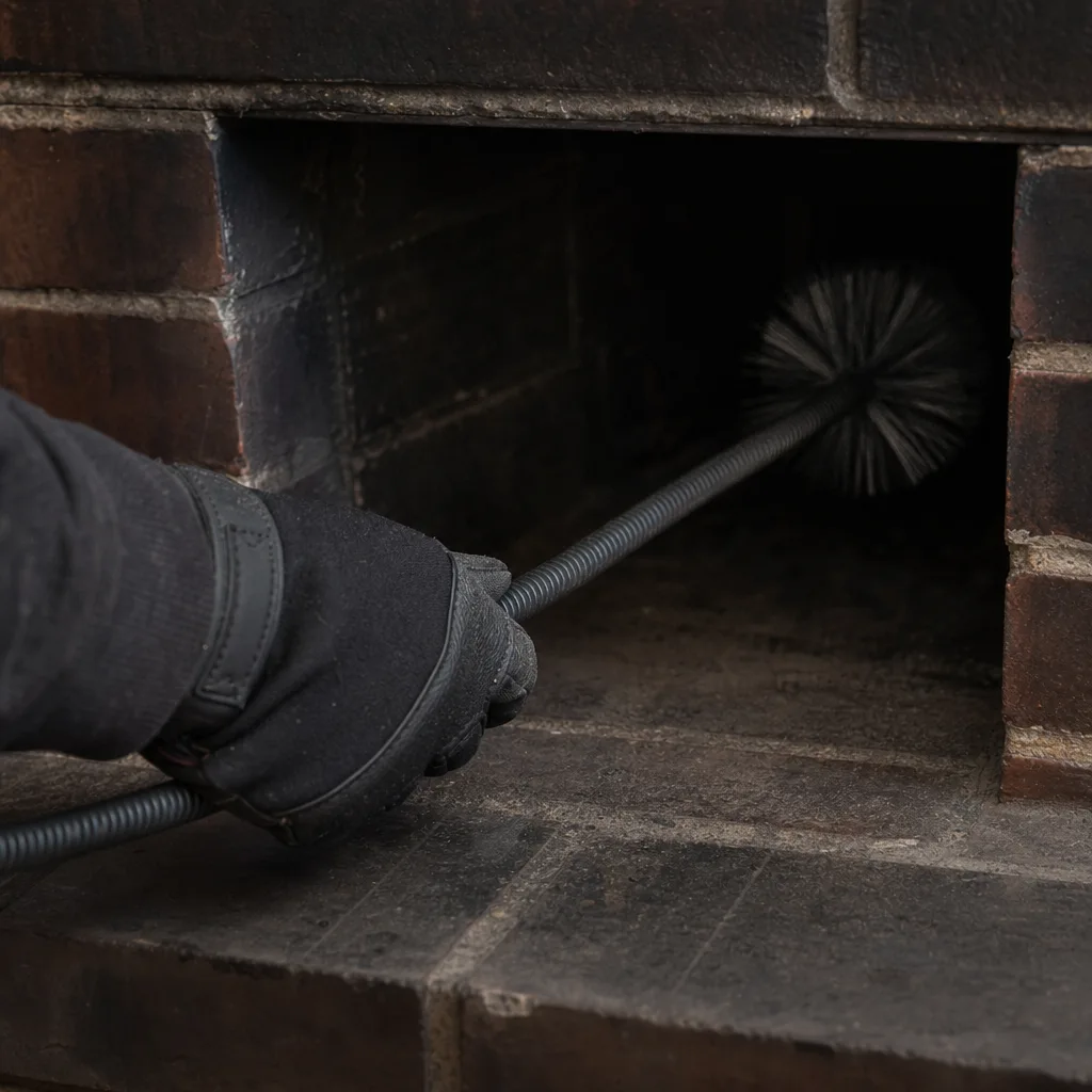 Illustration for chimney cleaning in Kensington
